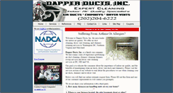 Desktop Screenshot of dapperductscleaning.com
